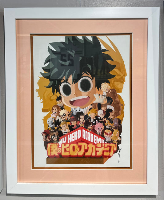 "My Hero Academy" Print Signed by Kehasuk