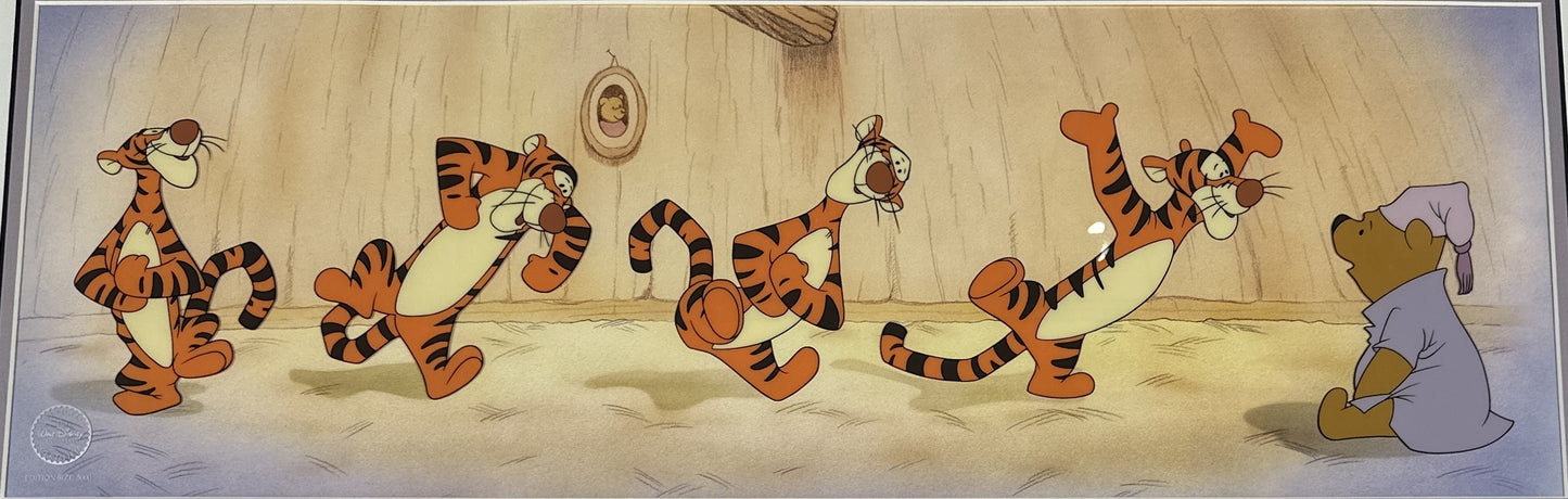 "Bouncy Troucy Tigger" limited edition Disney Sericel