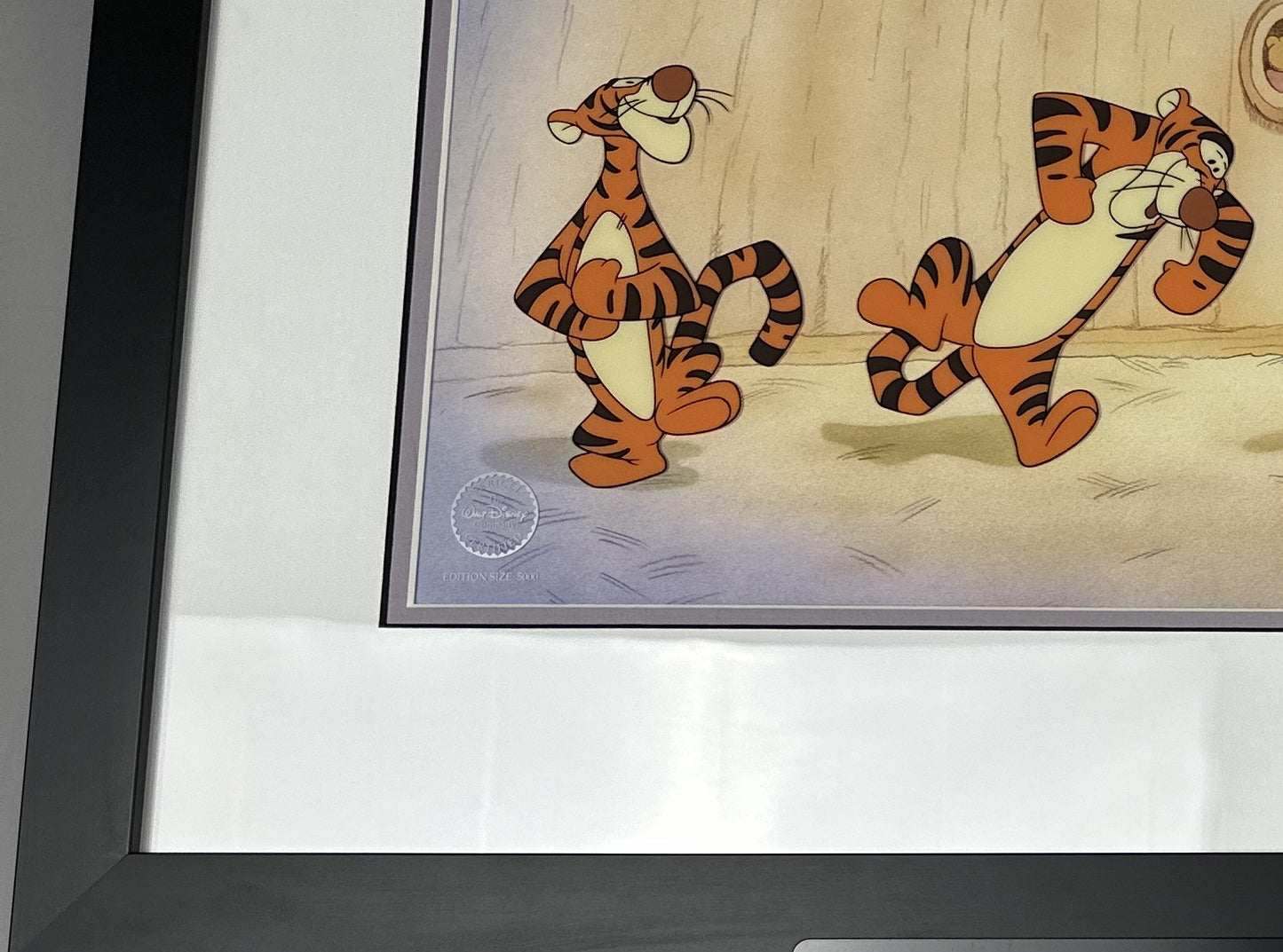"Bouncy Troucy Tigger" limited edition Disney Sericel