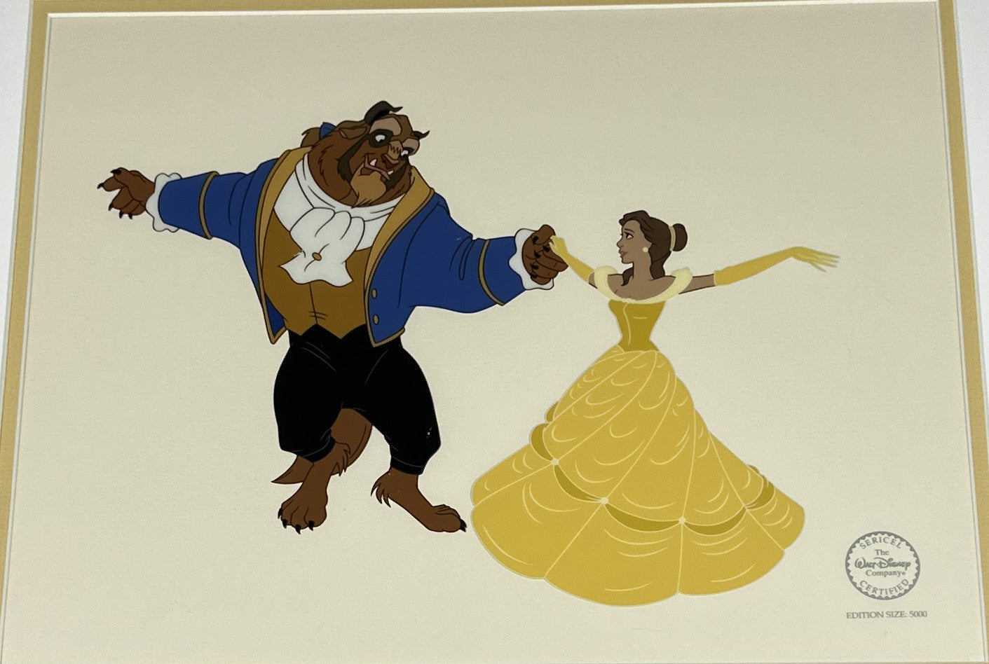 Disney "Bell of the Ball" limited edition Sericel