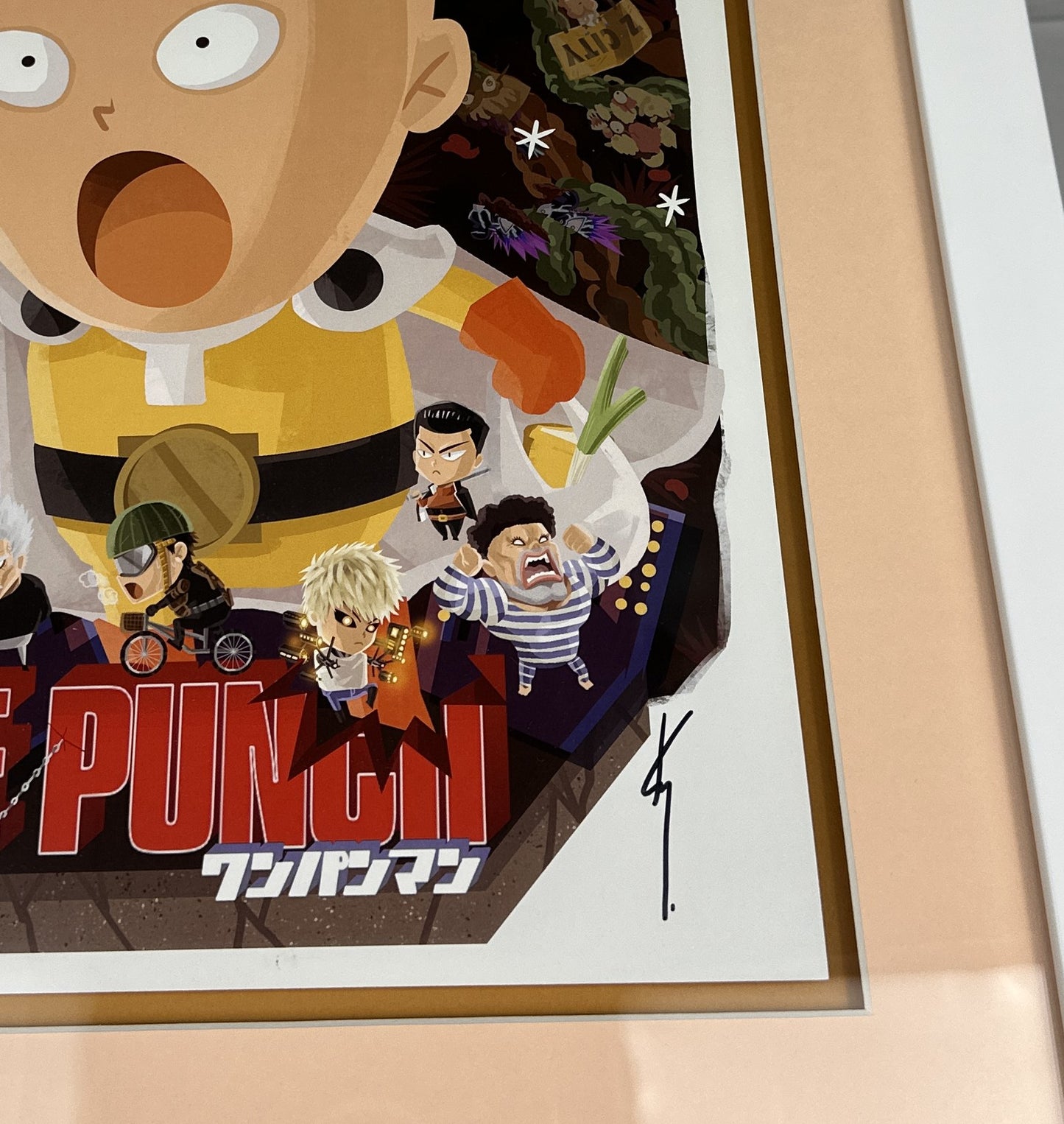 "One Punch" Signed Kehasuk print