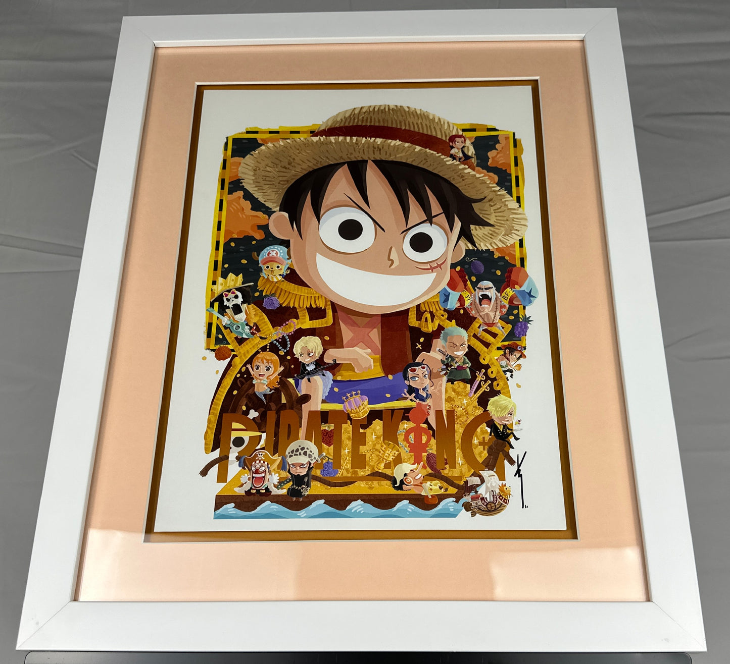 "Pirate King" print signed by Kehasuk