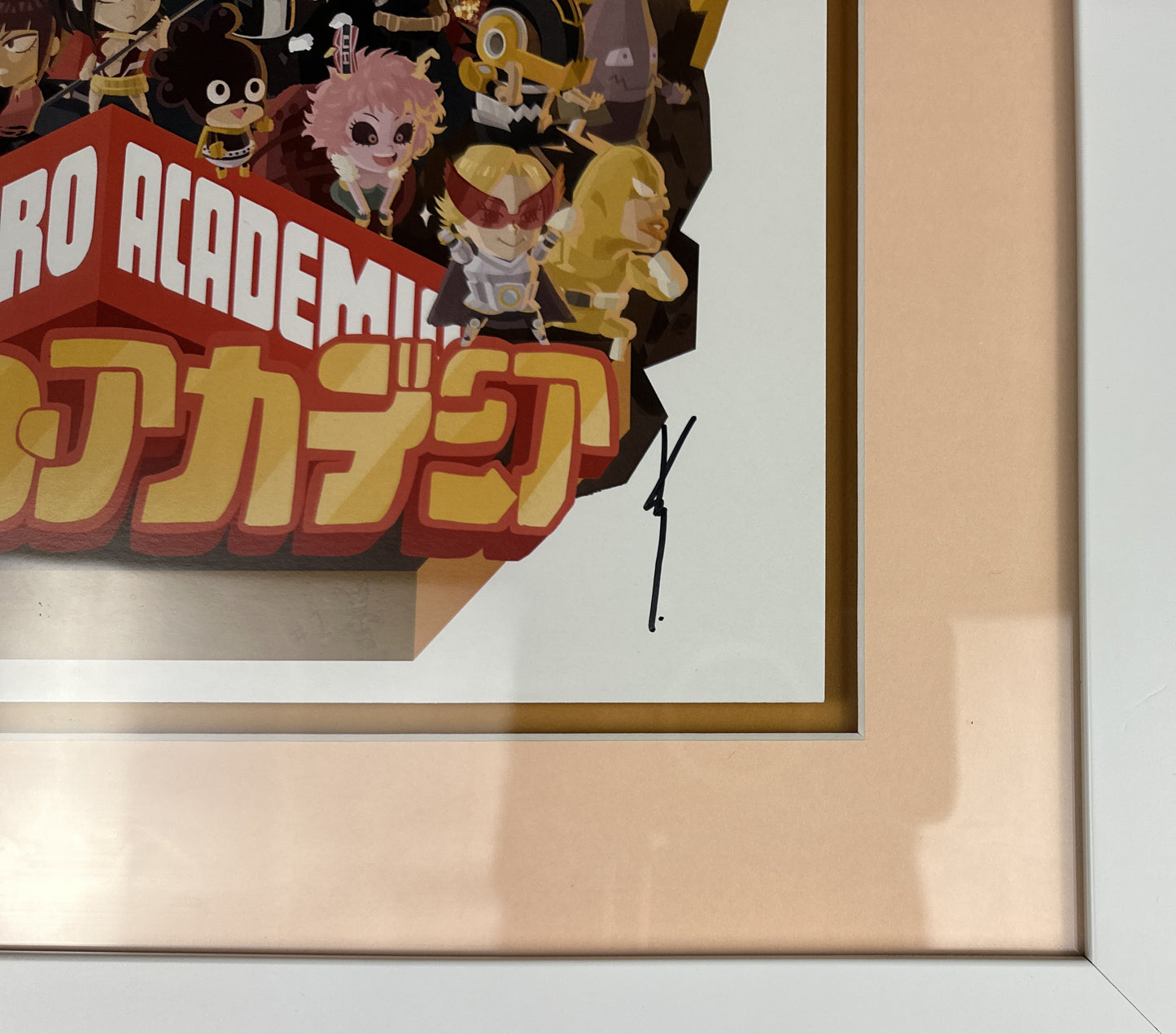 "My Hero Academy" Print Signed by Kehasuk