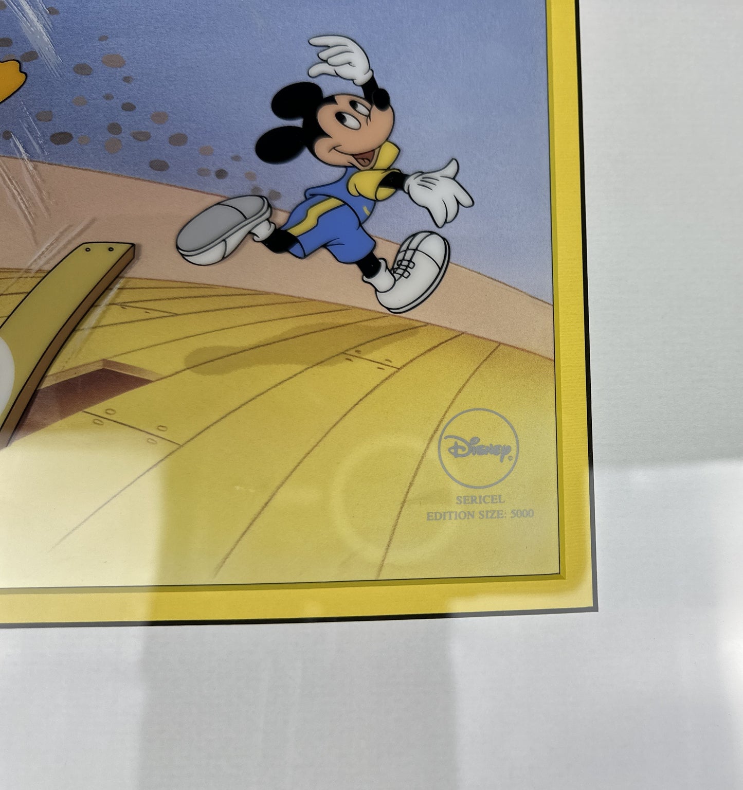 "Slam Dunk With The Fab Five" Disney Limited Edition Sericel.