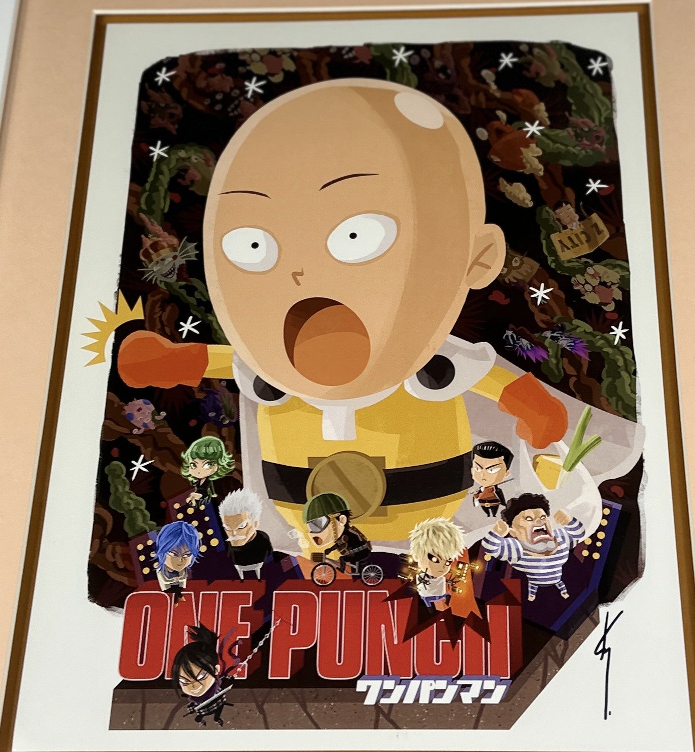 "One Punch" Signed Kehasuk print