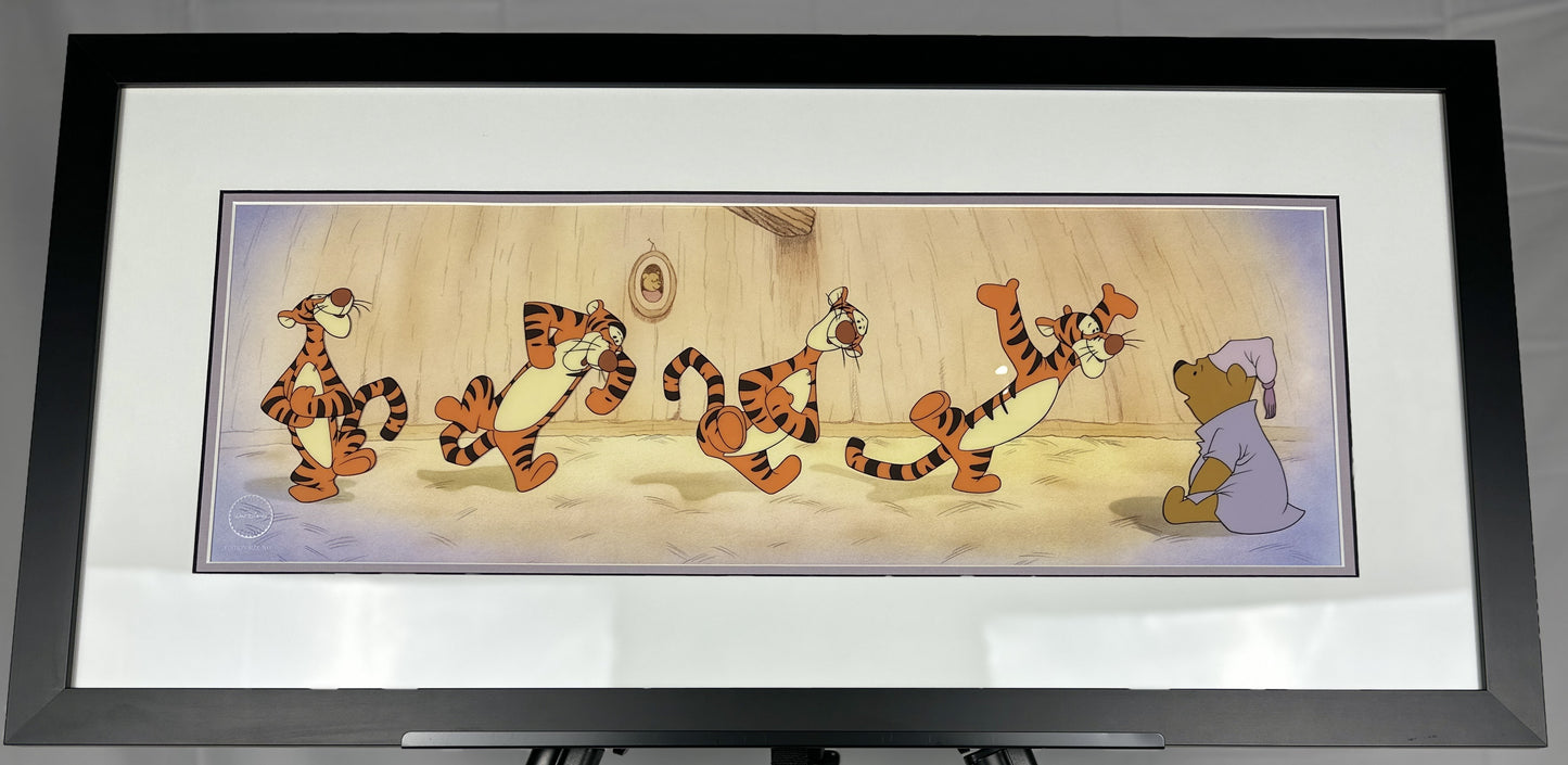 "Bouncy Troucy Tigger" limited edition Disney Sericel